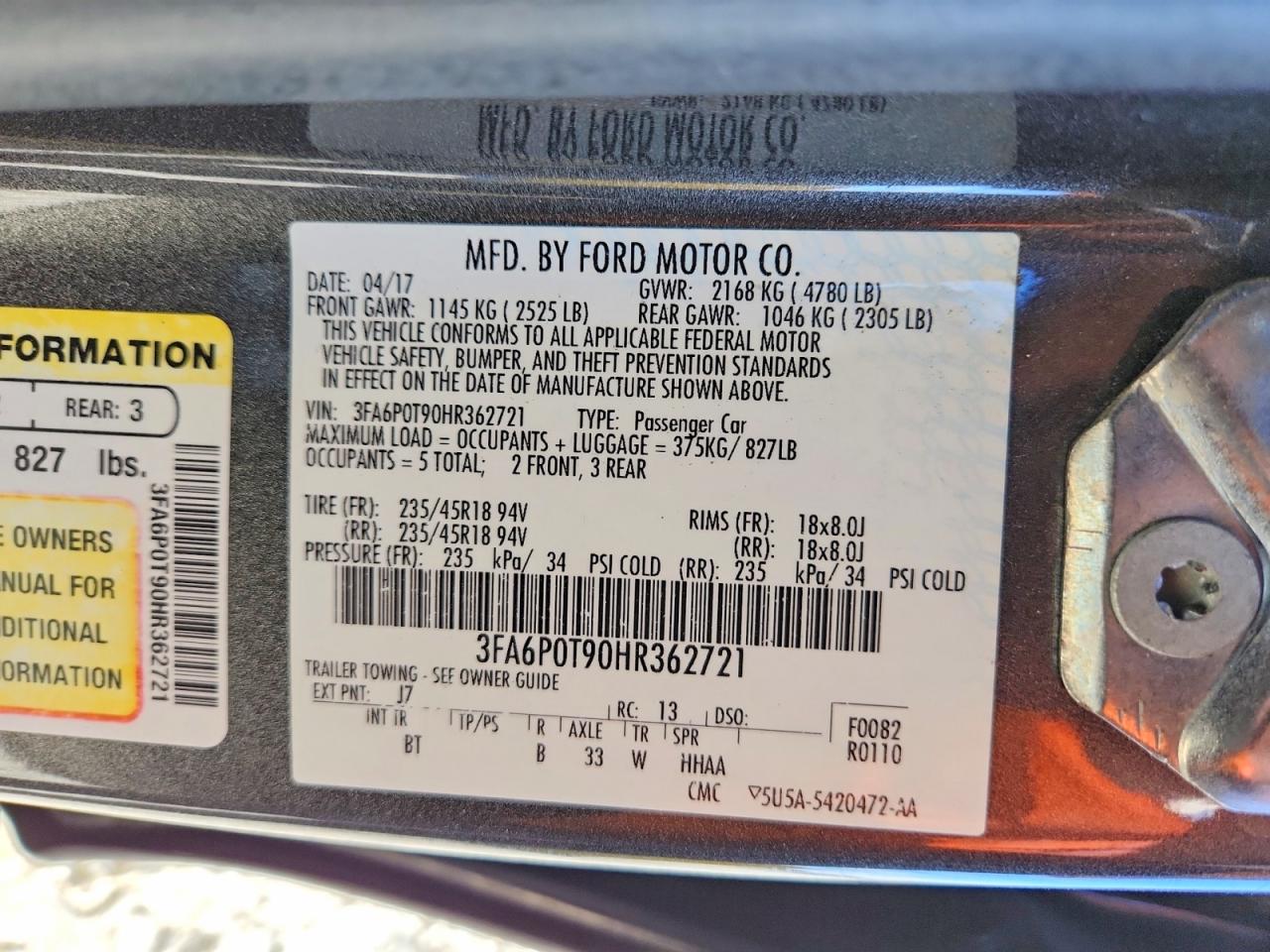 Ford Fusion Se