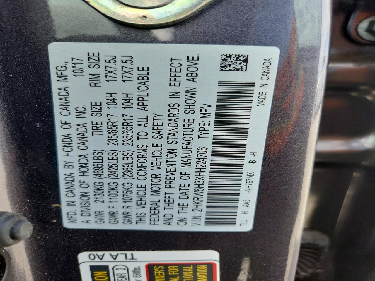 Honda Crv Lx