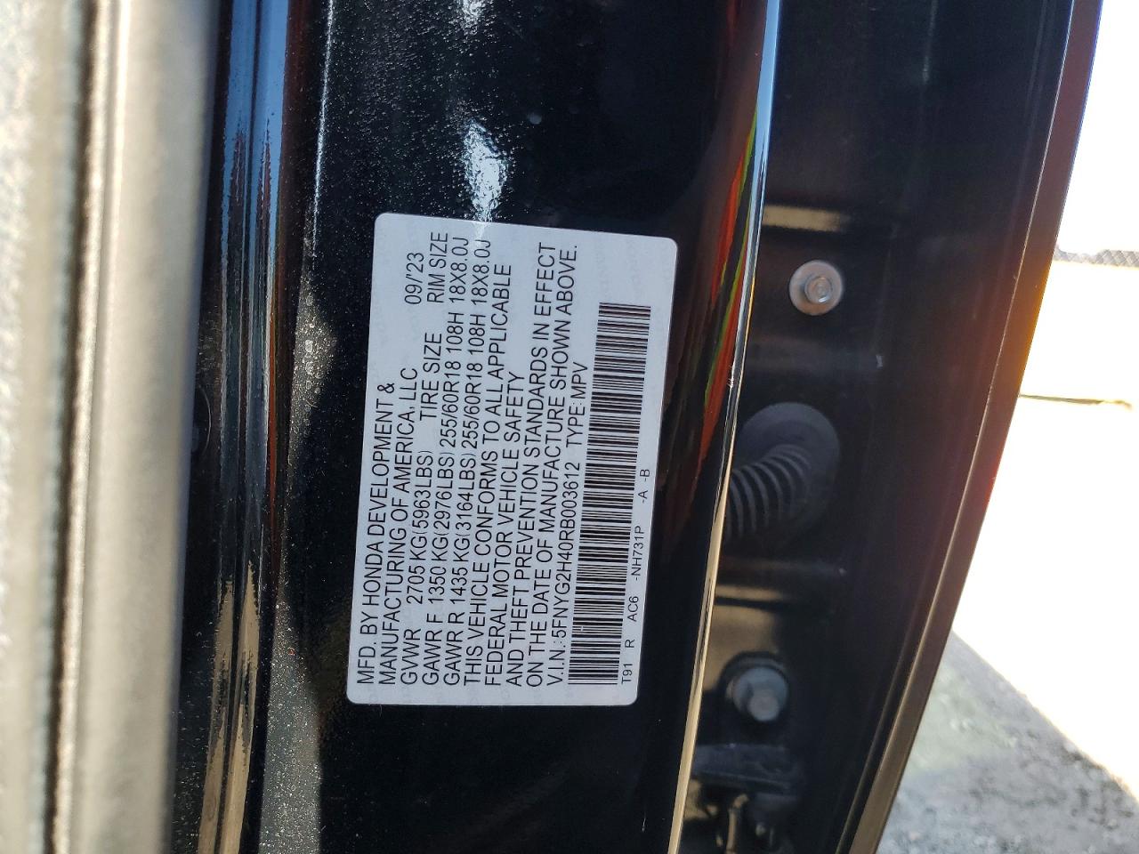 Honda Pilot Exl