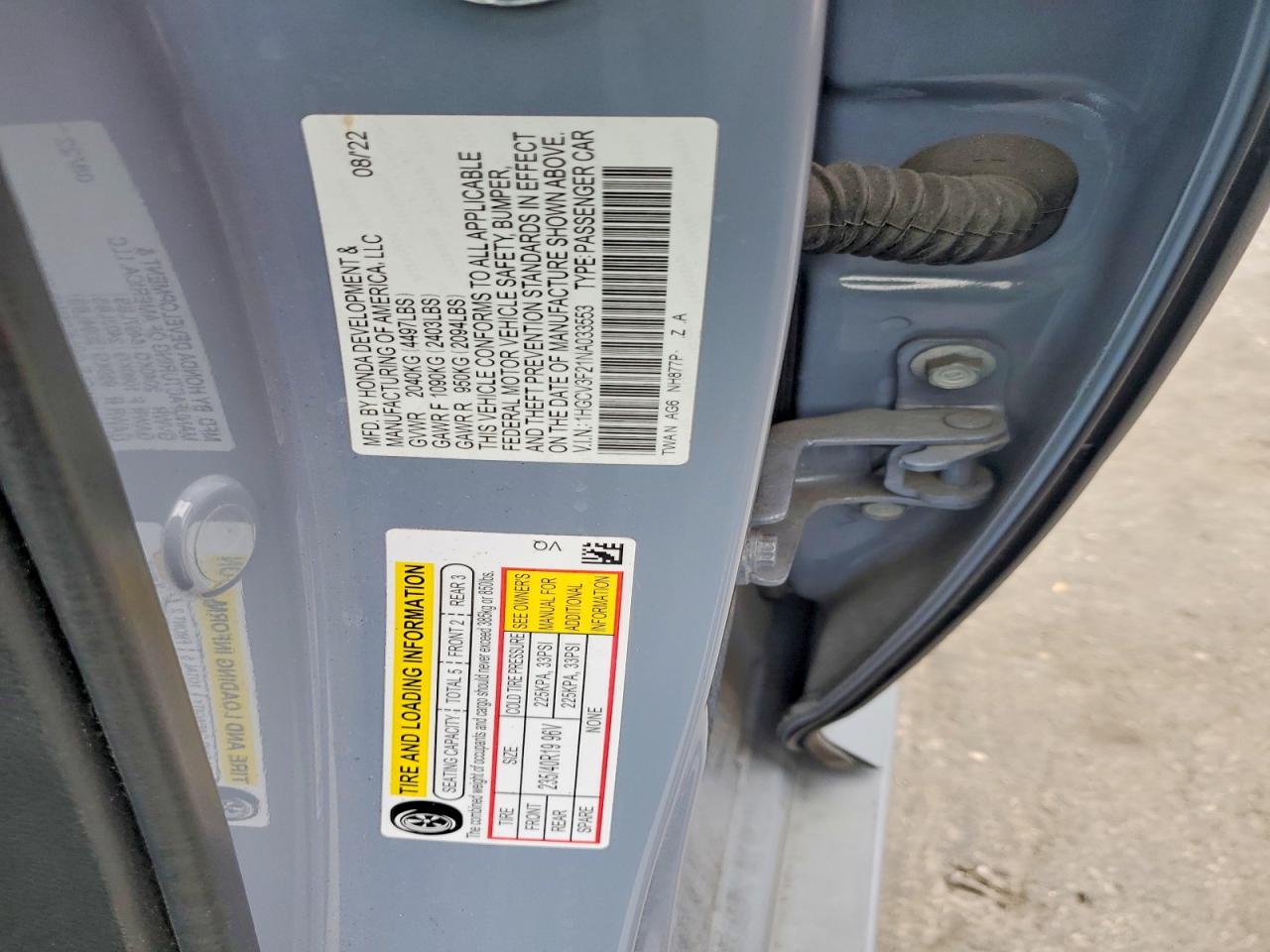 Honda Accord Hybrid Sport