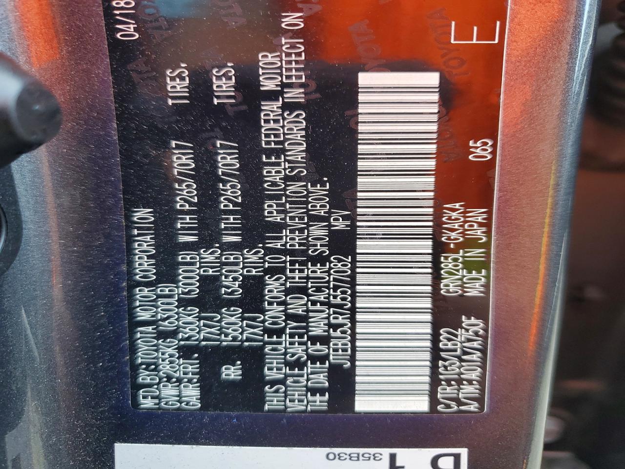Toyota 4Runner Sr5 Premium