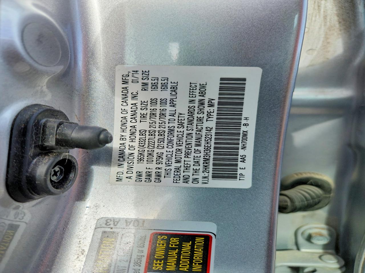 Honda Crv Lx