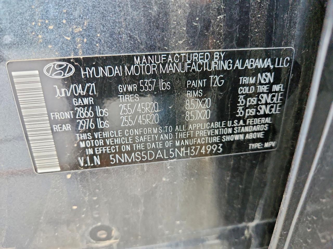 Hyundai SANTA FE Calligraphy