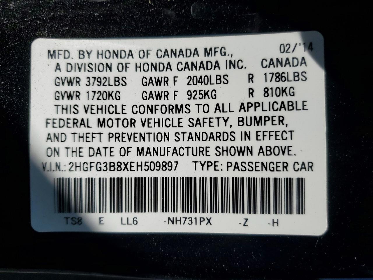 Honda Civic Ex