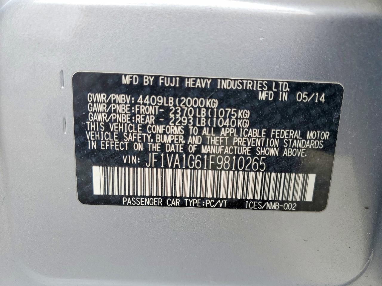 Subaru WRX Limited