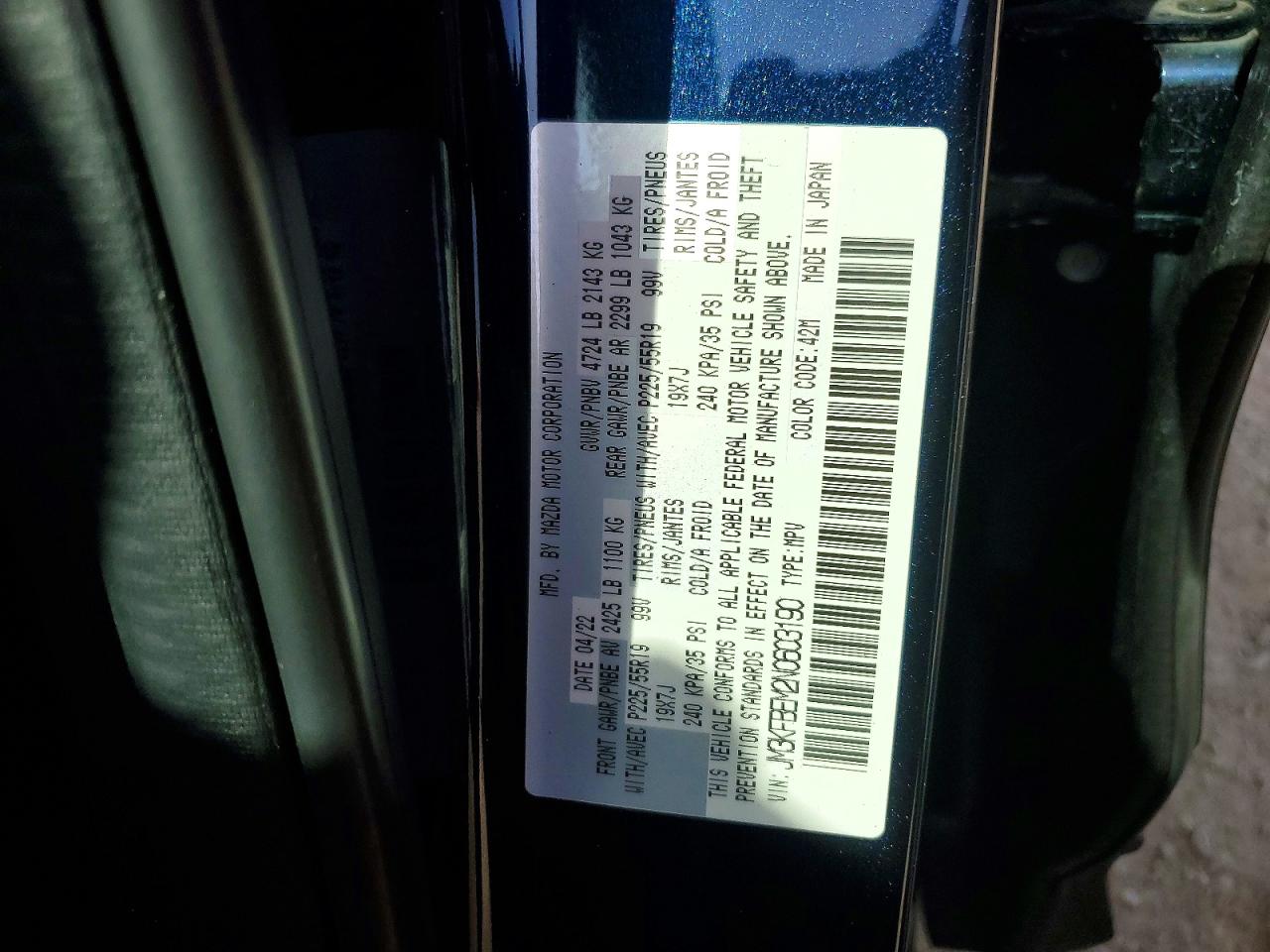 Mazda Cx Premium Plus