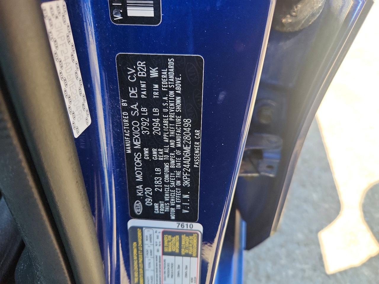 Kia Forte Lxs