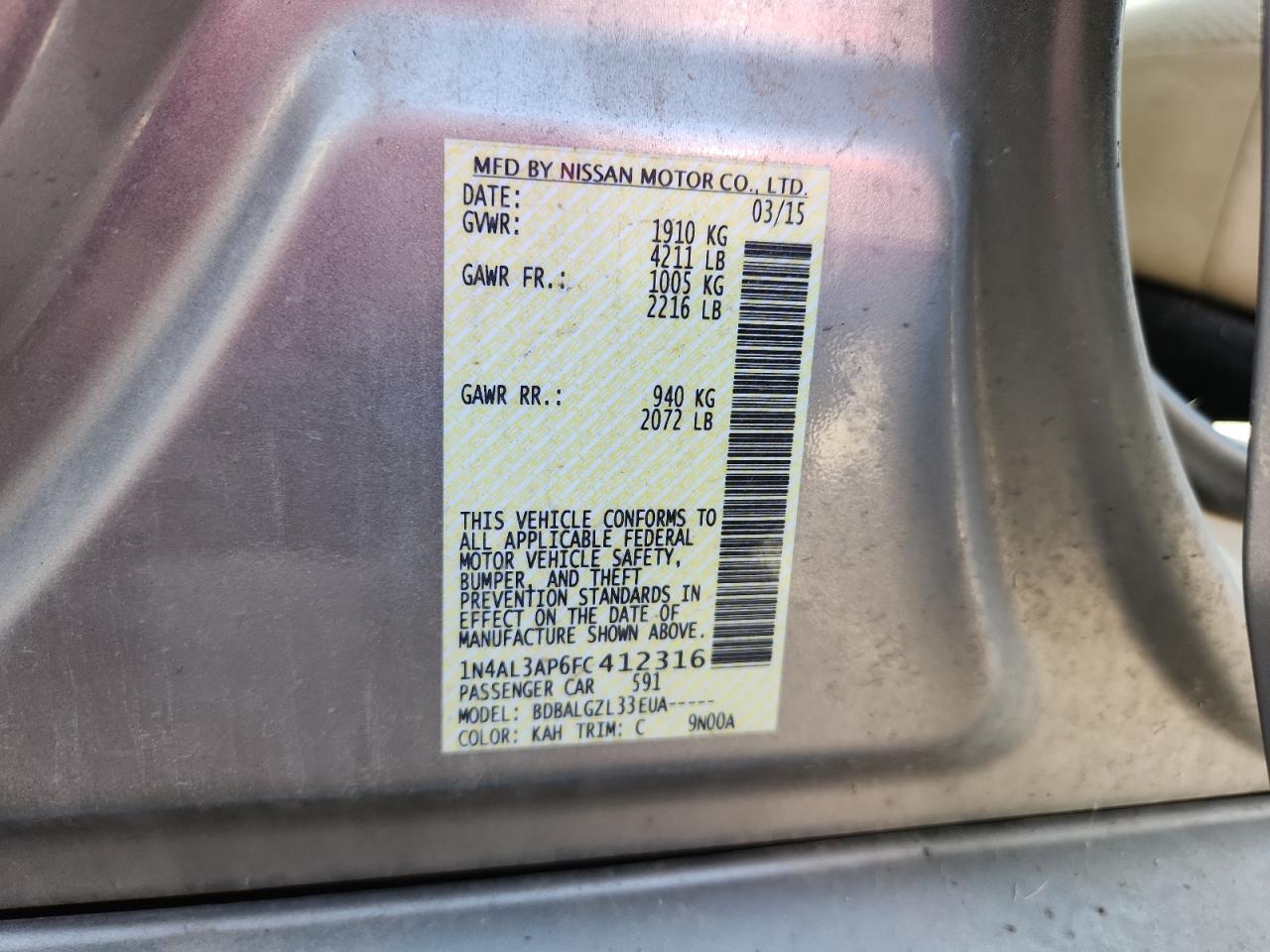 Nissan Altima 2.5 S