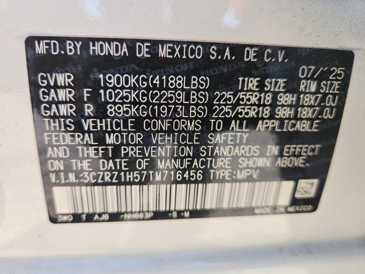 Honda HR-V Sport