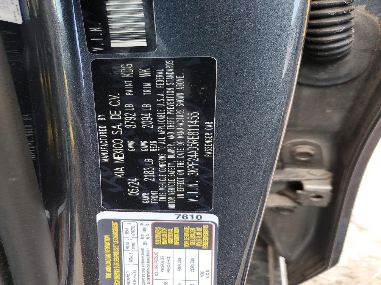 Kia Forte Lx Lxs