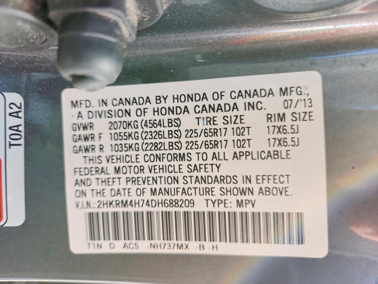 Honda Crv Exl