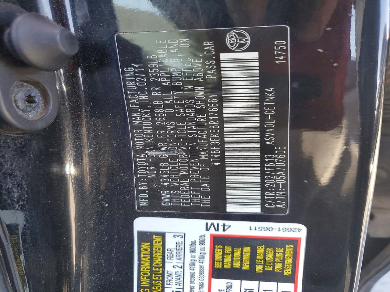 Toyota Camry Le