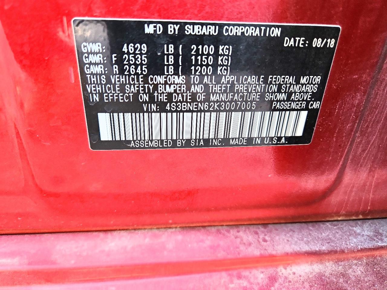 Subaru Legacy 3.6r Limited