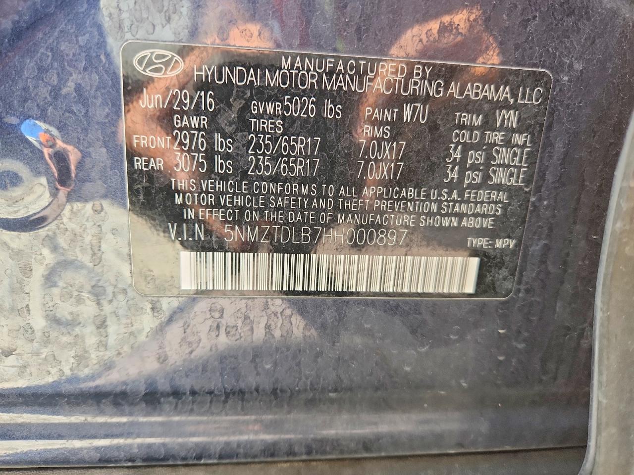 Hyundai SANTA FE 2.4l
