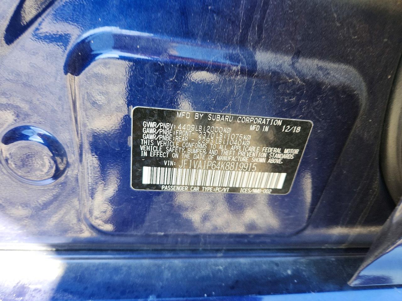 Subaru WRX Limited