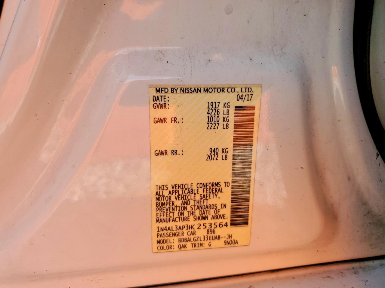 Nissan Altima 2.5 S