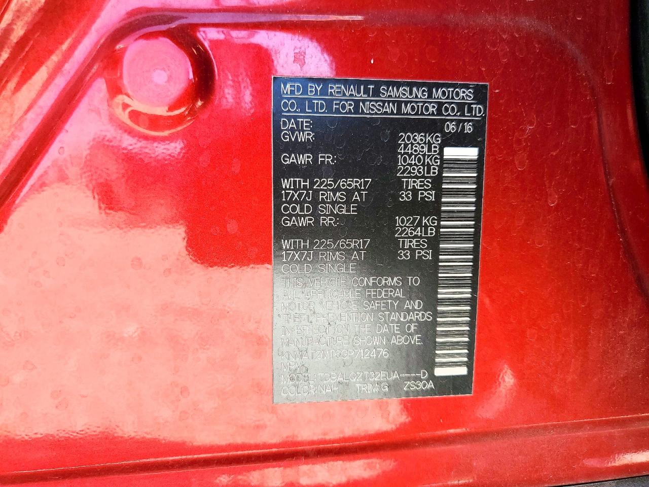Nissan Rogue Sv
