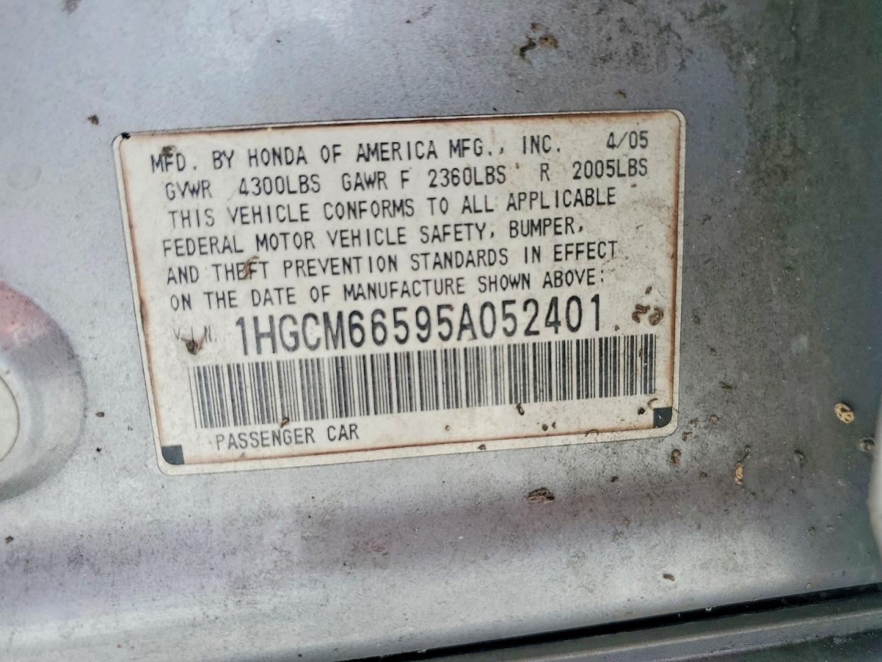 Honda Accord Ex