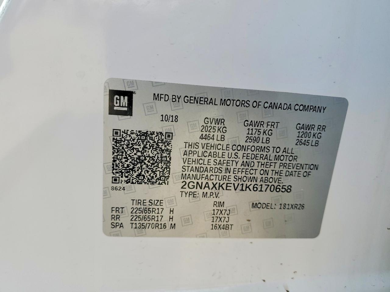 Chevrolet Equinox Lt
