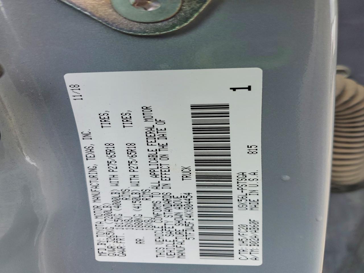 Toyota Tundra Crewmax Sr5