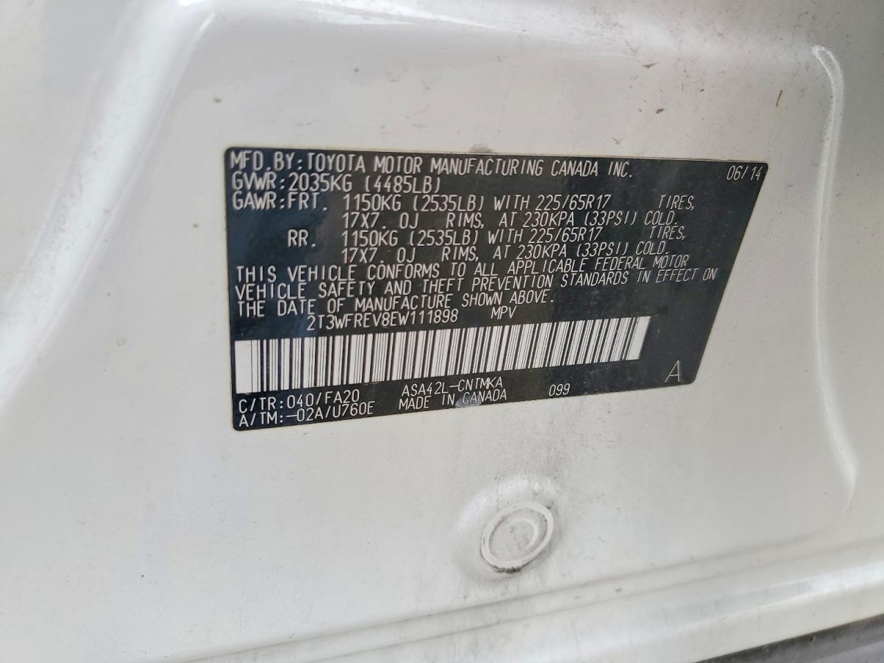 Toyota RAV4 Xle
