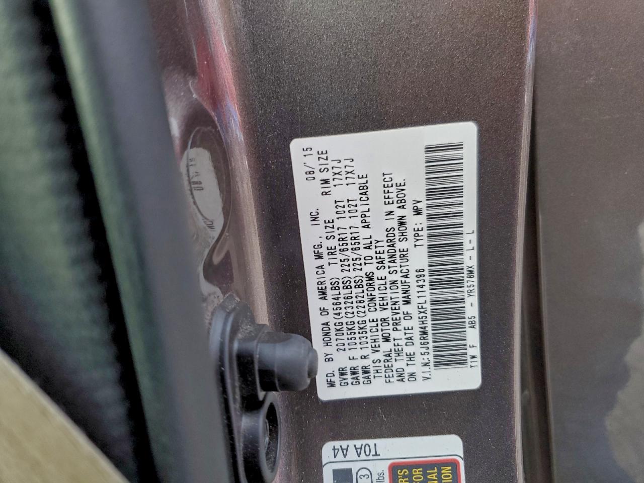 Honda Crv Ex