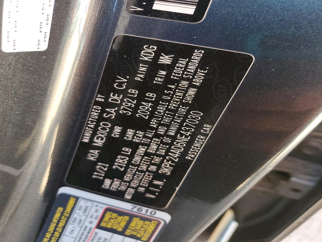 Kia Forte Lxs