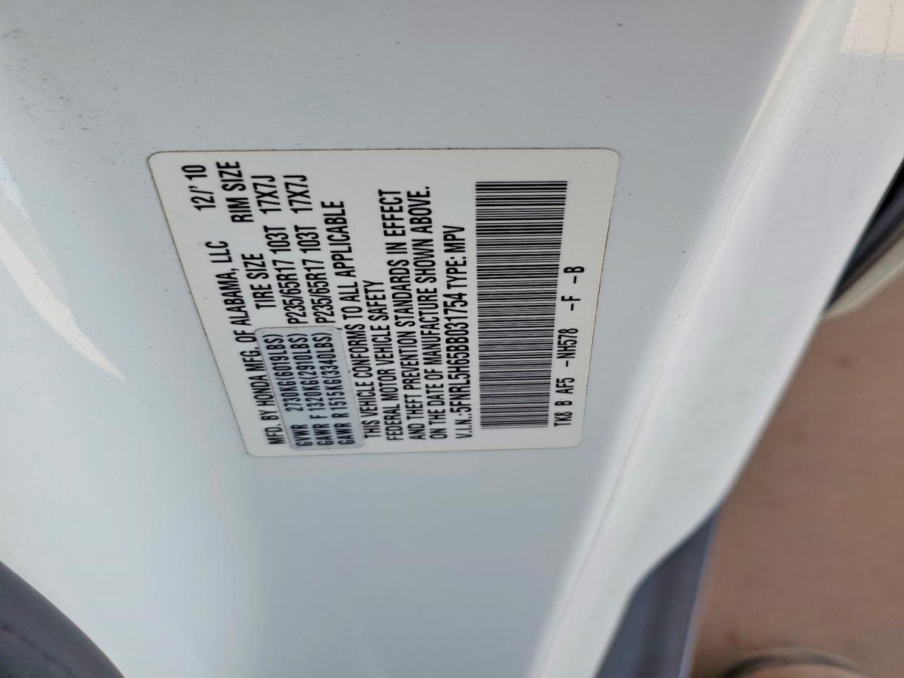 Honda Odyssey Exl