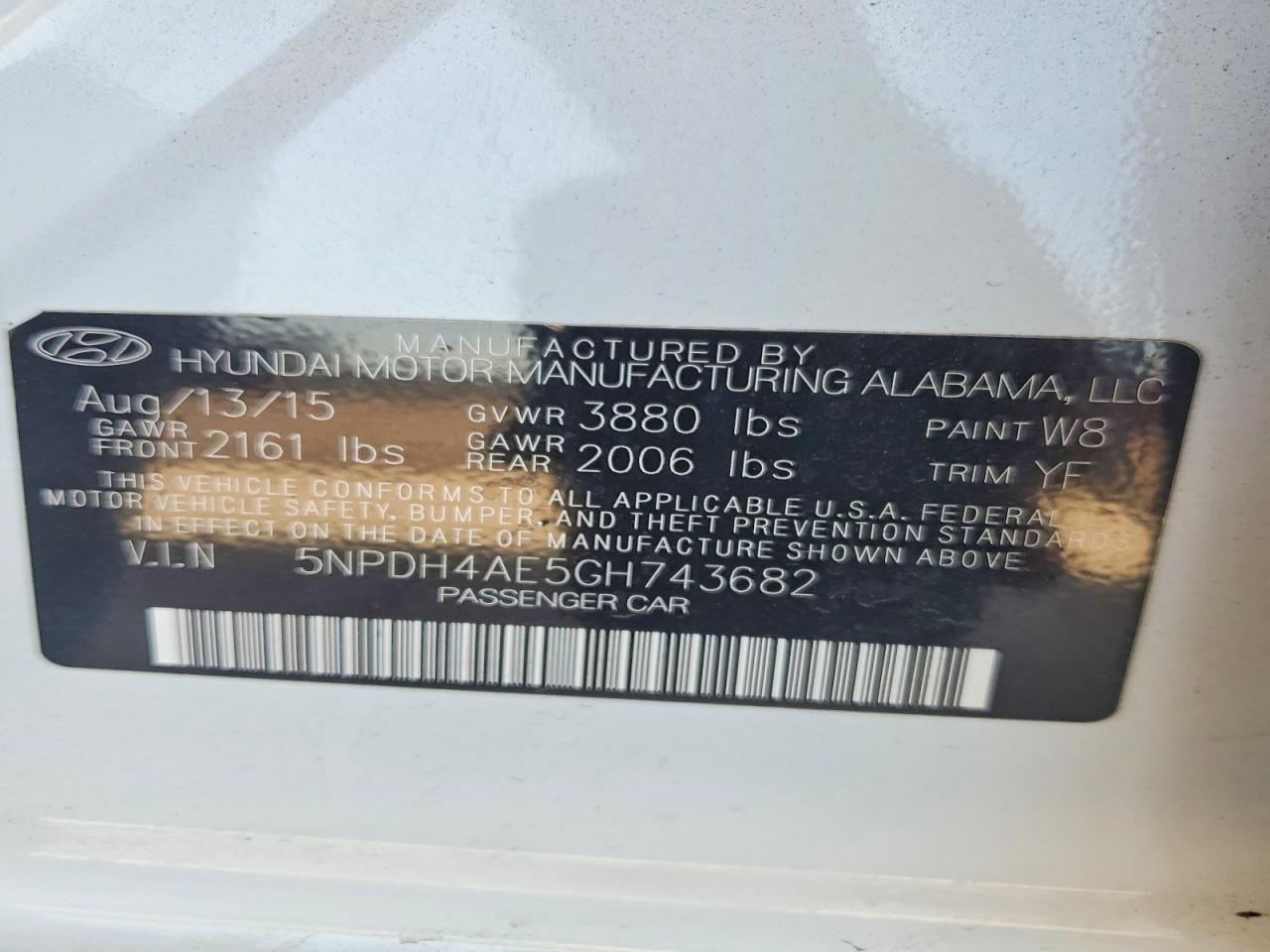 Hyundai ELANTRA Se