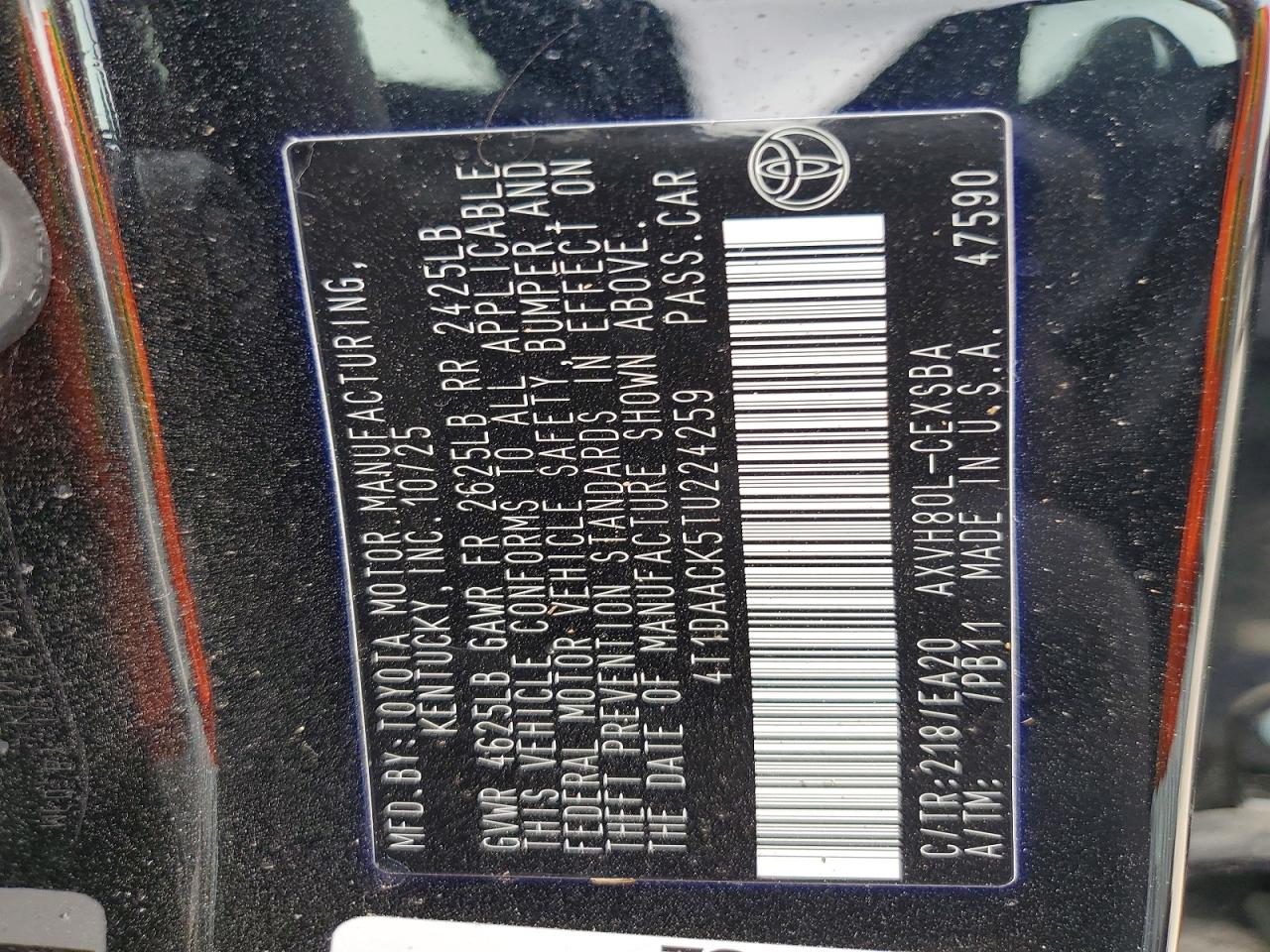 Toyota Camry Se