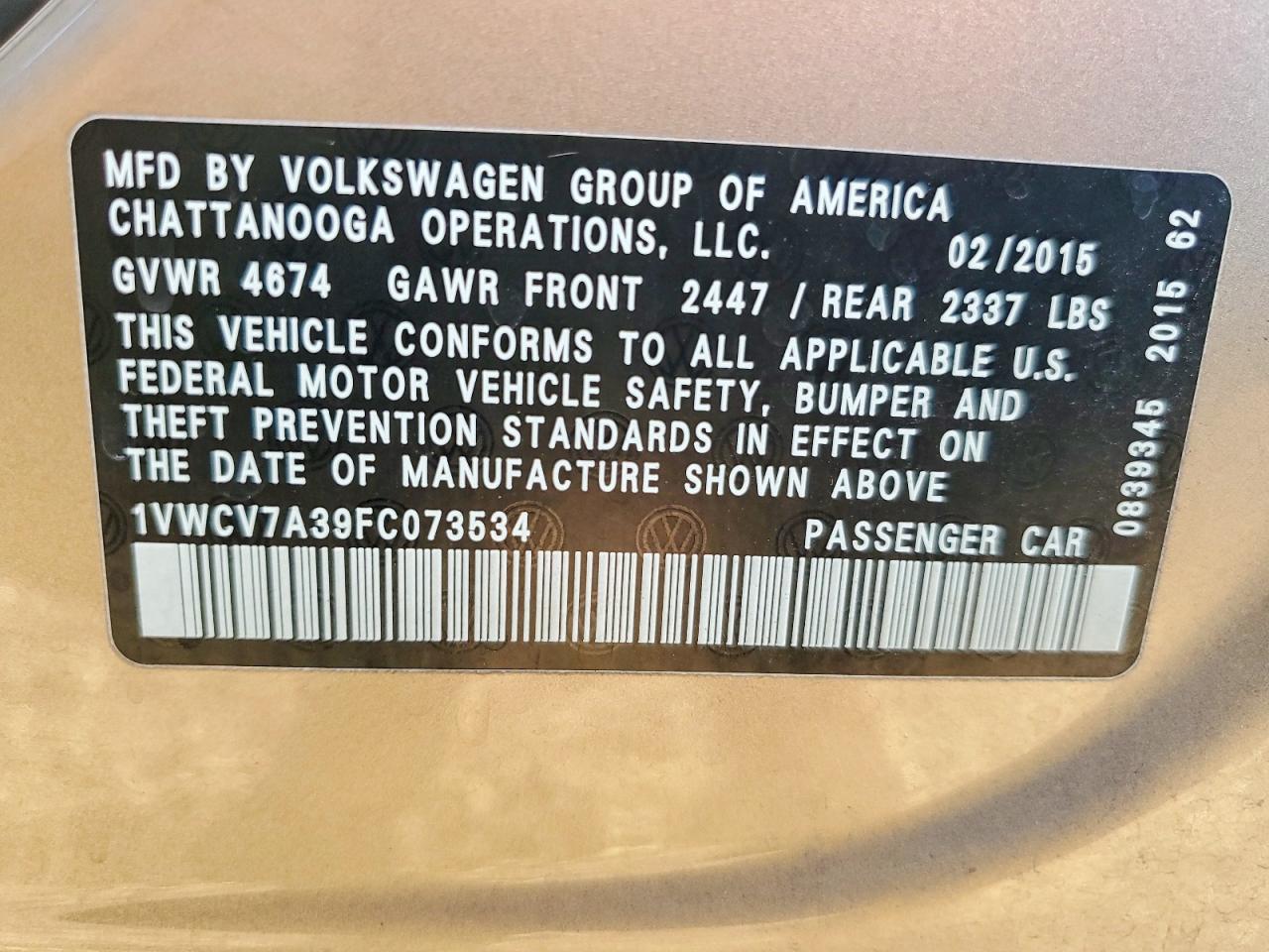 Volkswagen Passat Sel