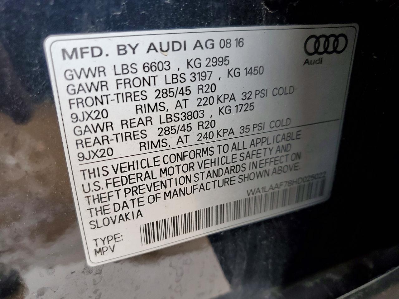 Audi Q7 Premium Plus