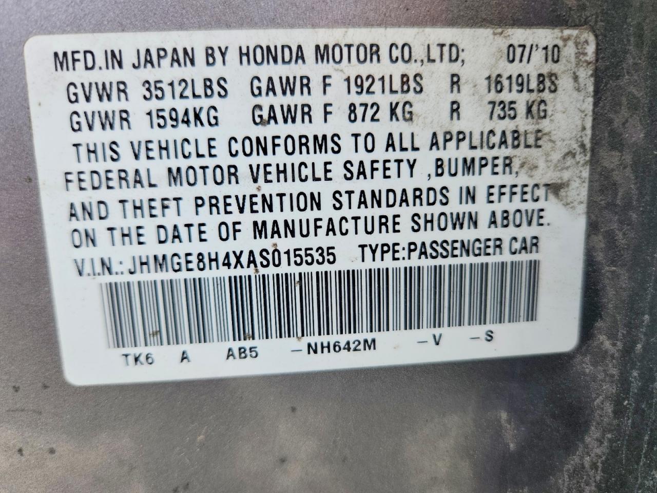Honda Fit Sport