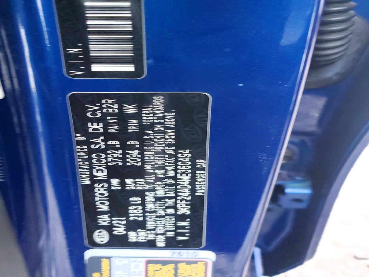 Kia Forte Fe