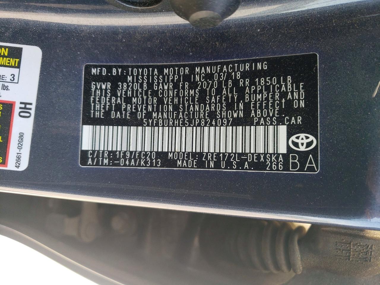 Toyota Corolla Se