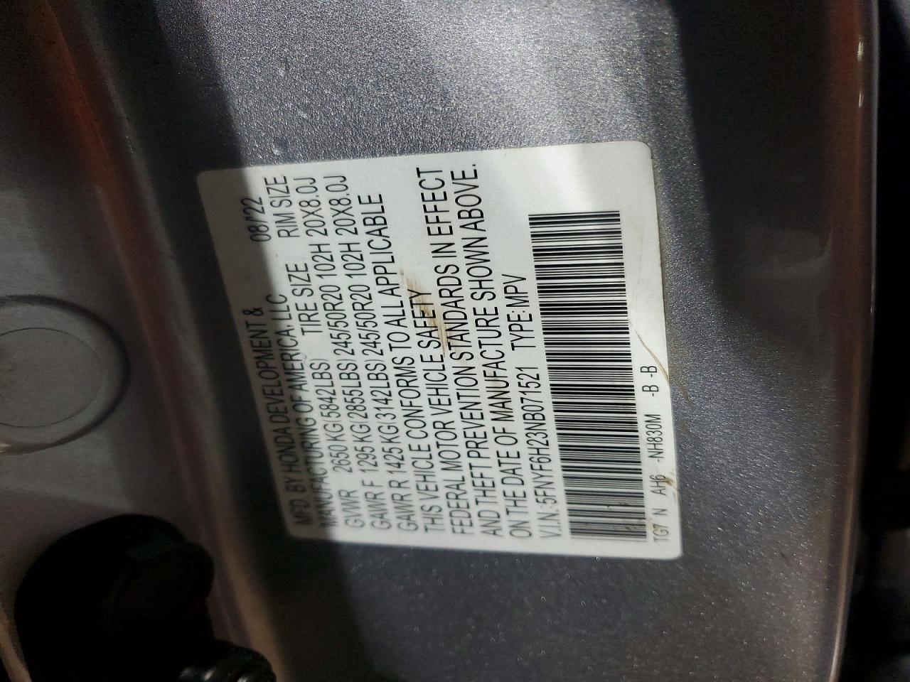 Honda Pilot Se
