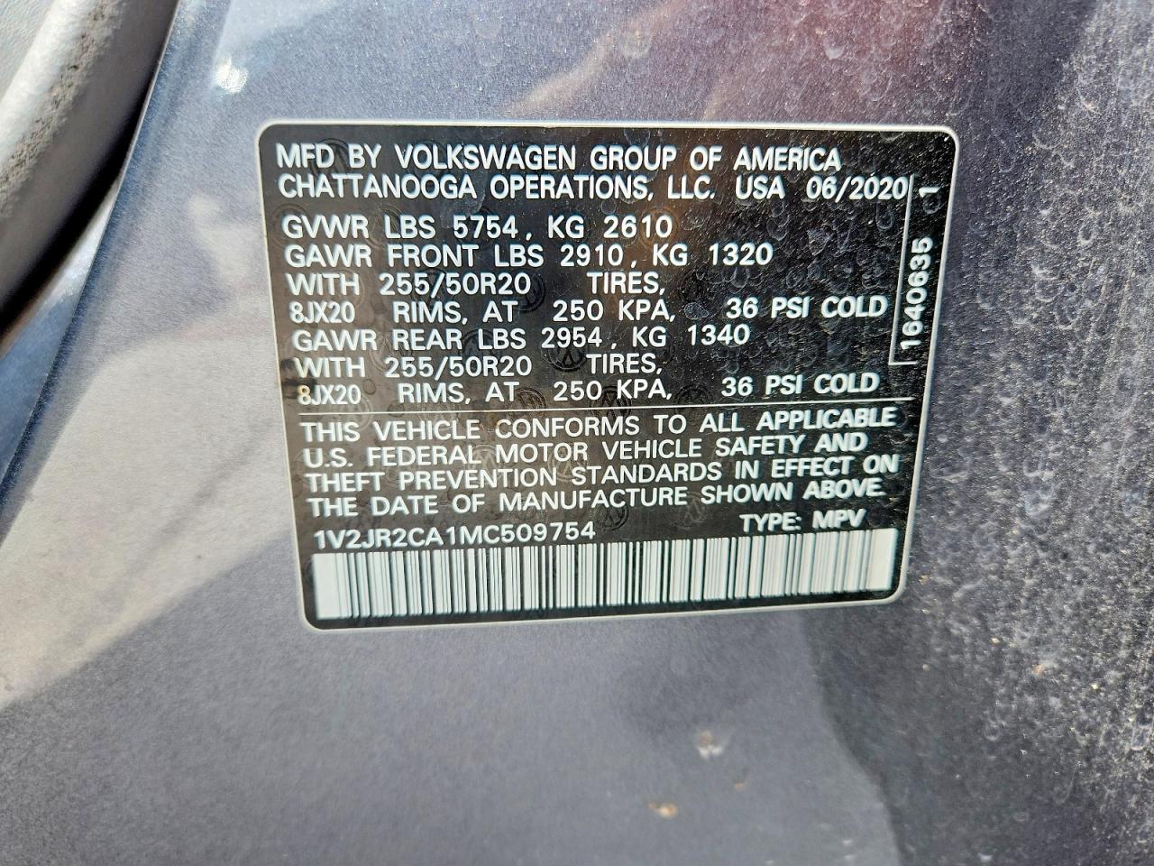 Volkswagen Atlas Se