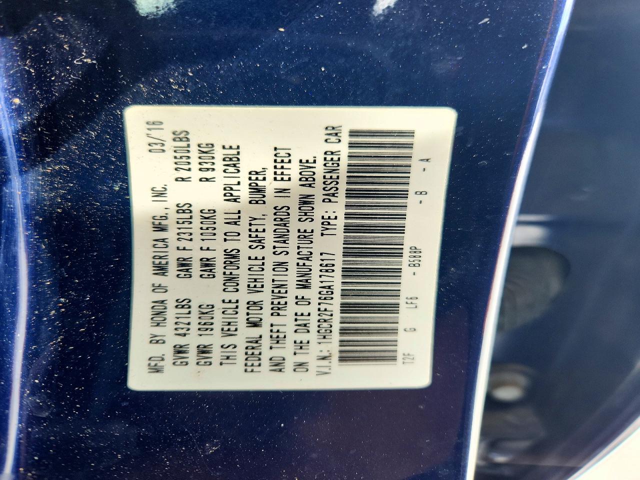 Honda Accord Ex