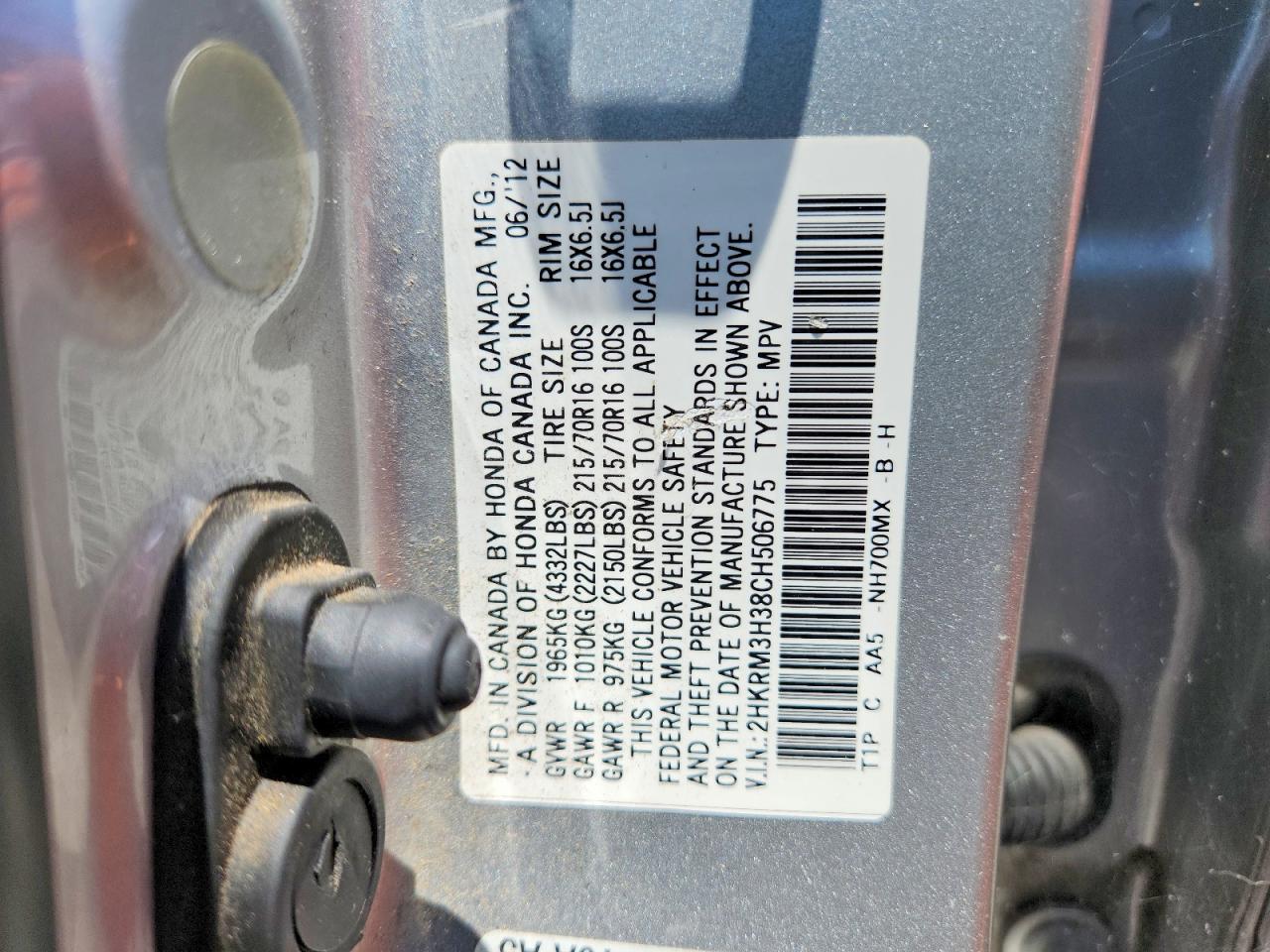 Honda Crv Lx
