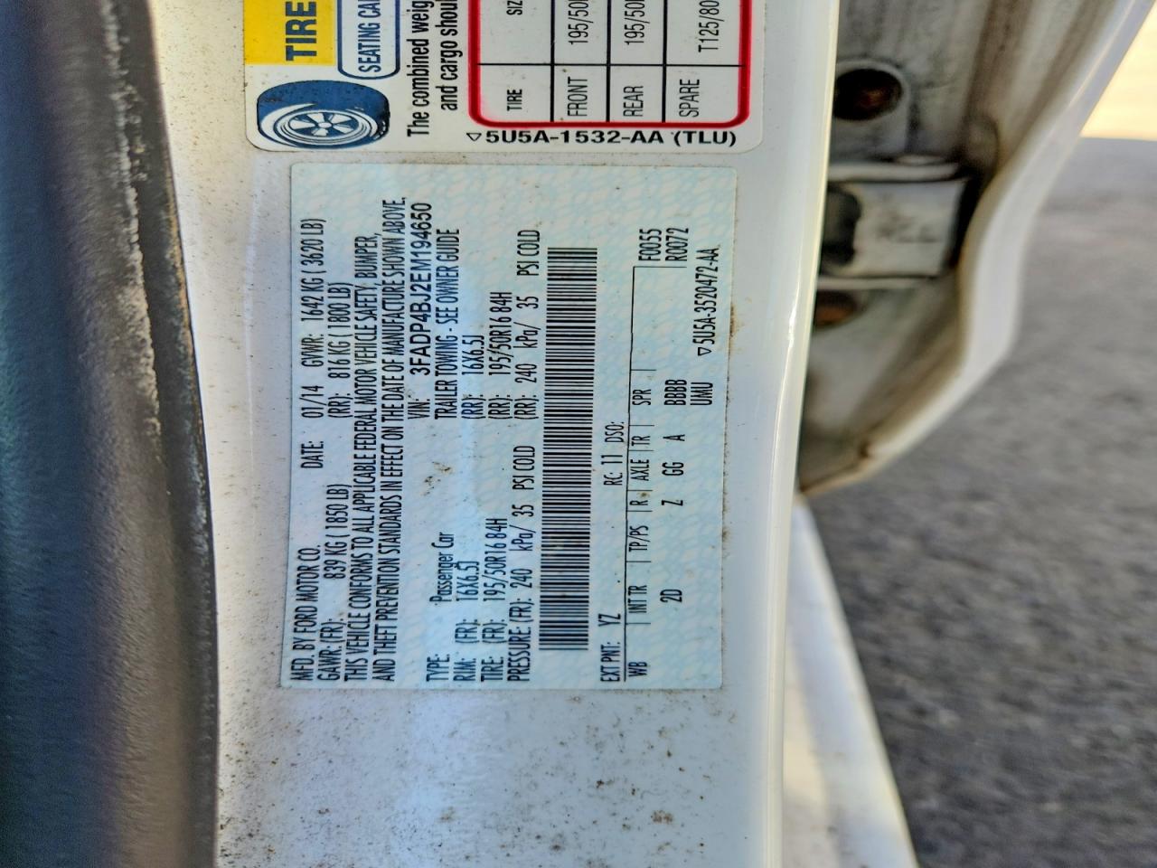 Ford Fiesta Se