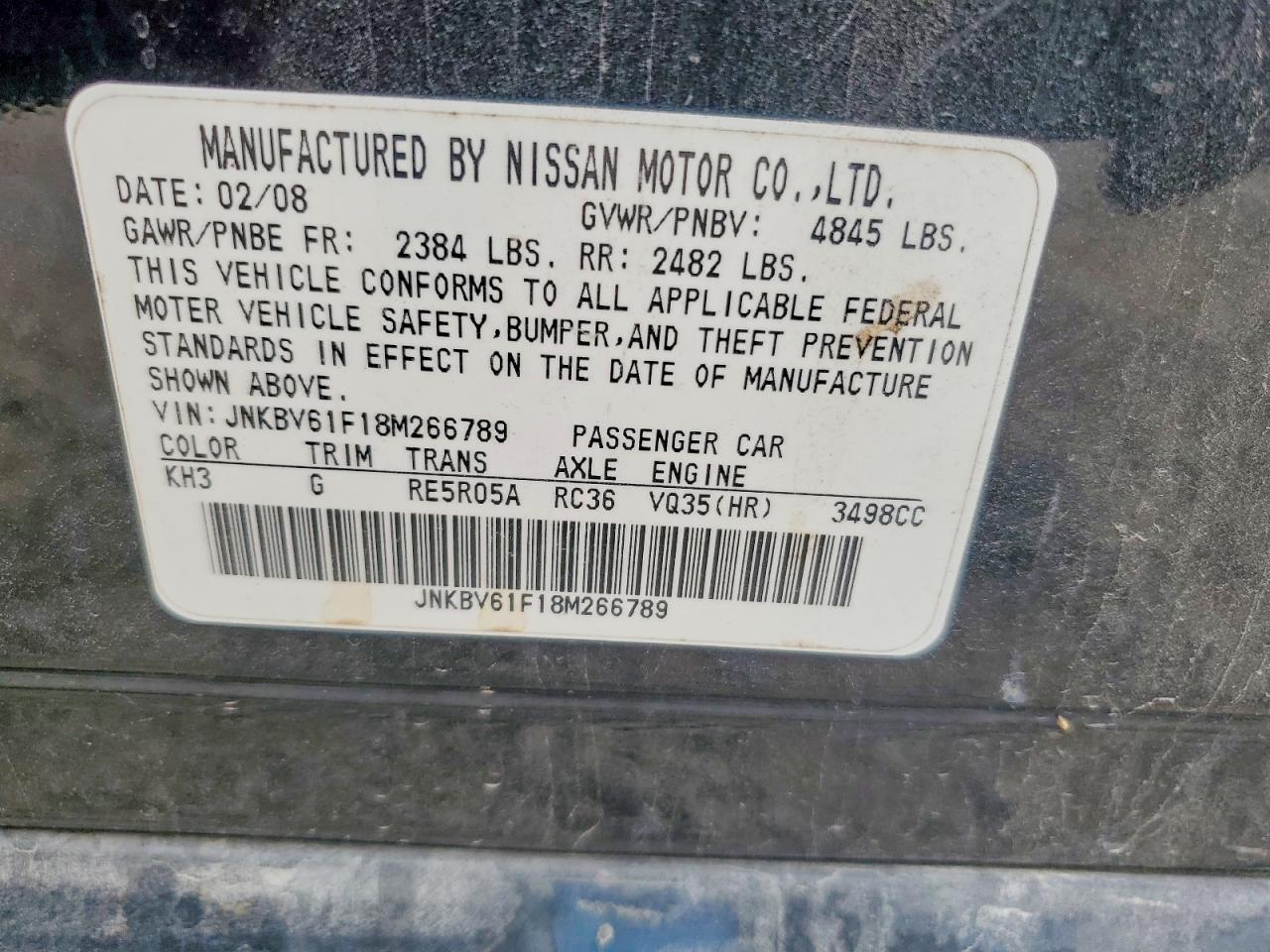 INFINITI G35