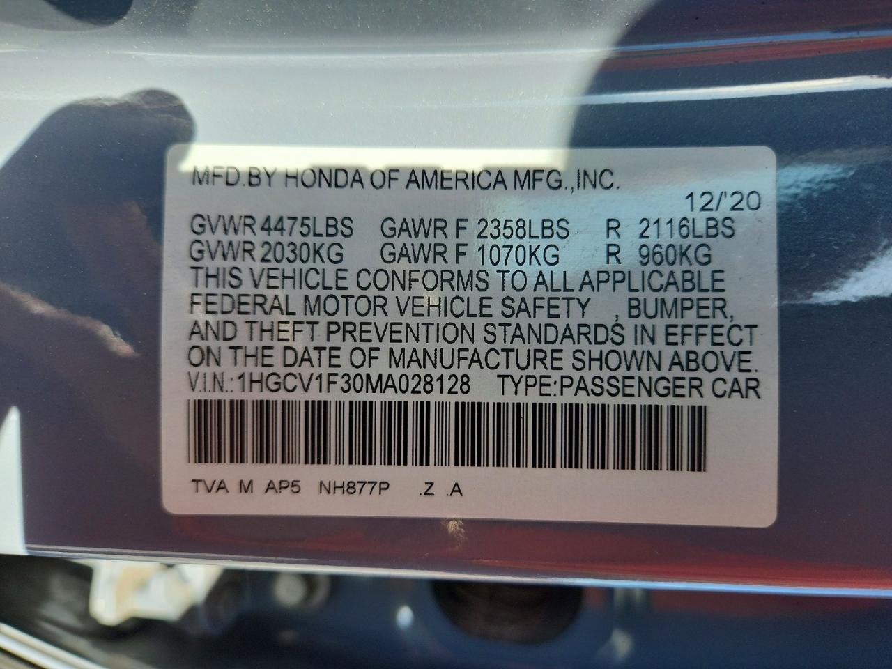 Honda Accord Sport