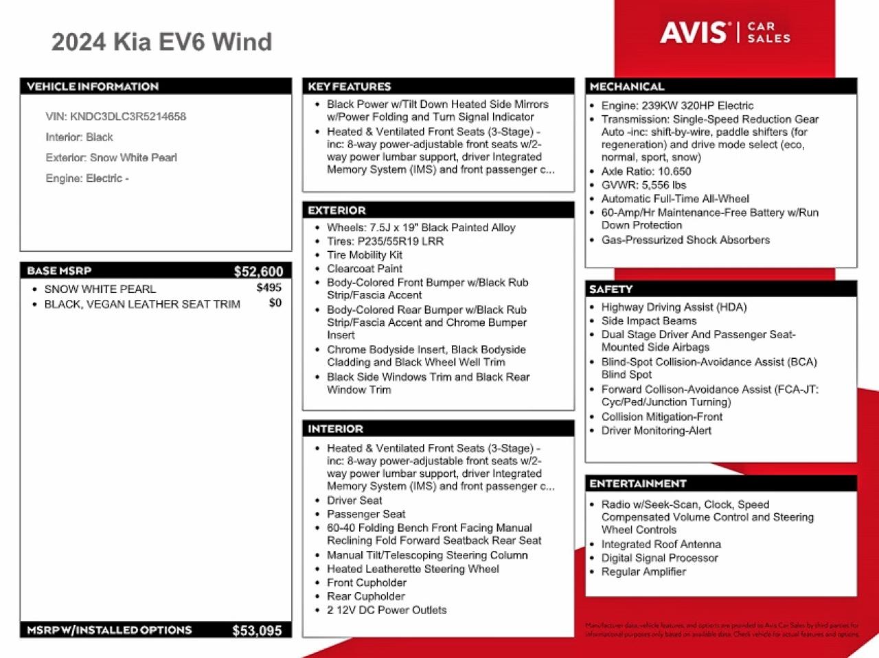 Kia EV6 Wind