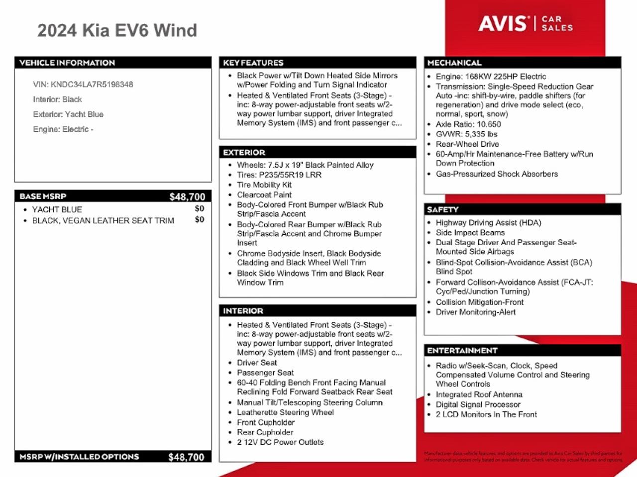 Kia EV6 Wind