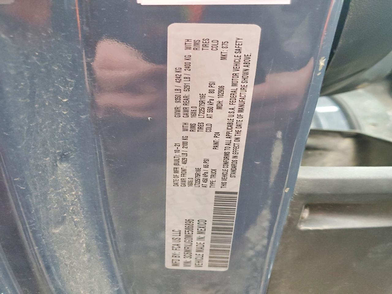 Ram Promaster 3500 High