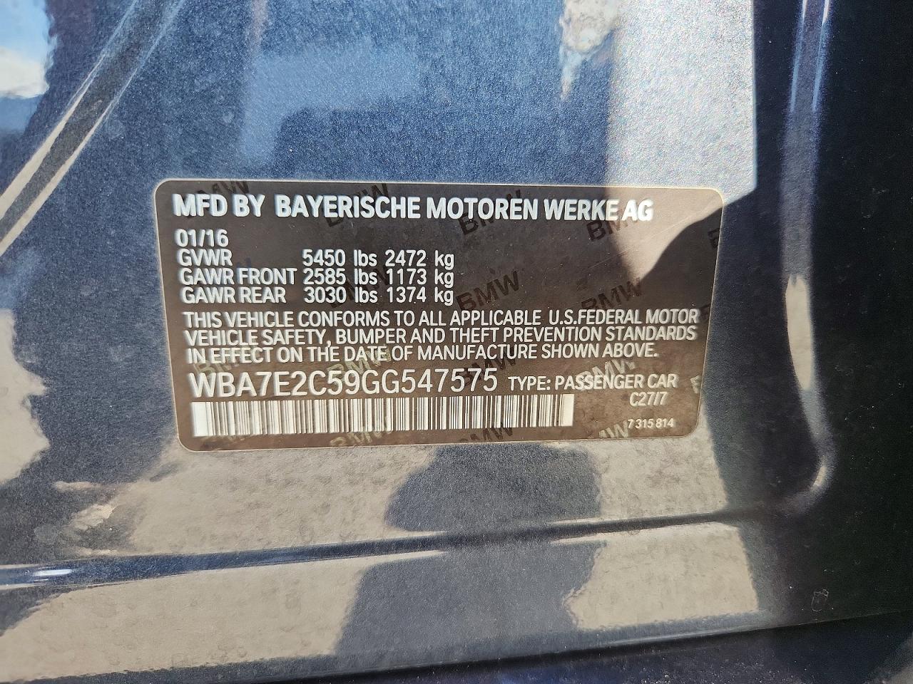 BMW 7 Series I