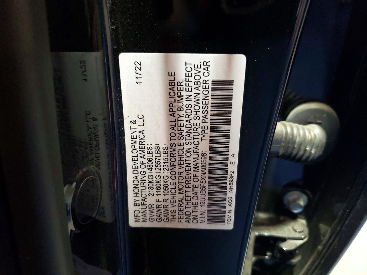 Acura TLX Tech A