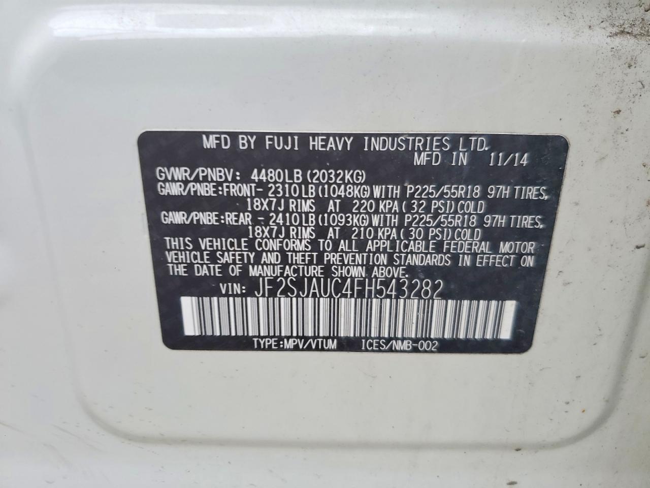 Subaru Forester 2.5i Touring