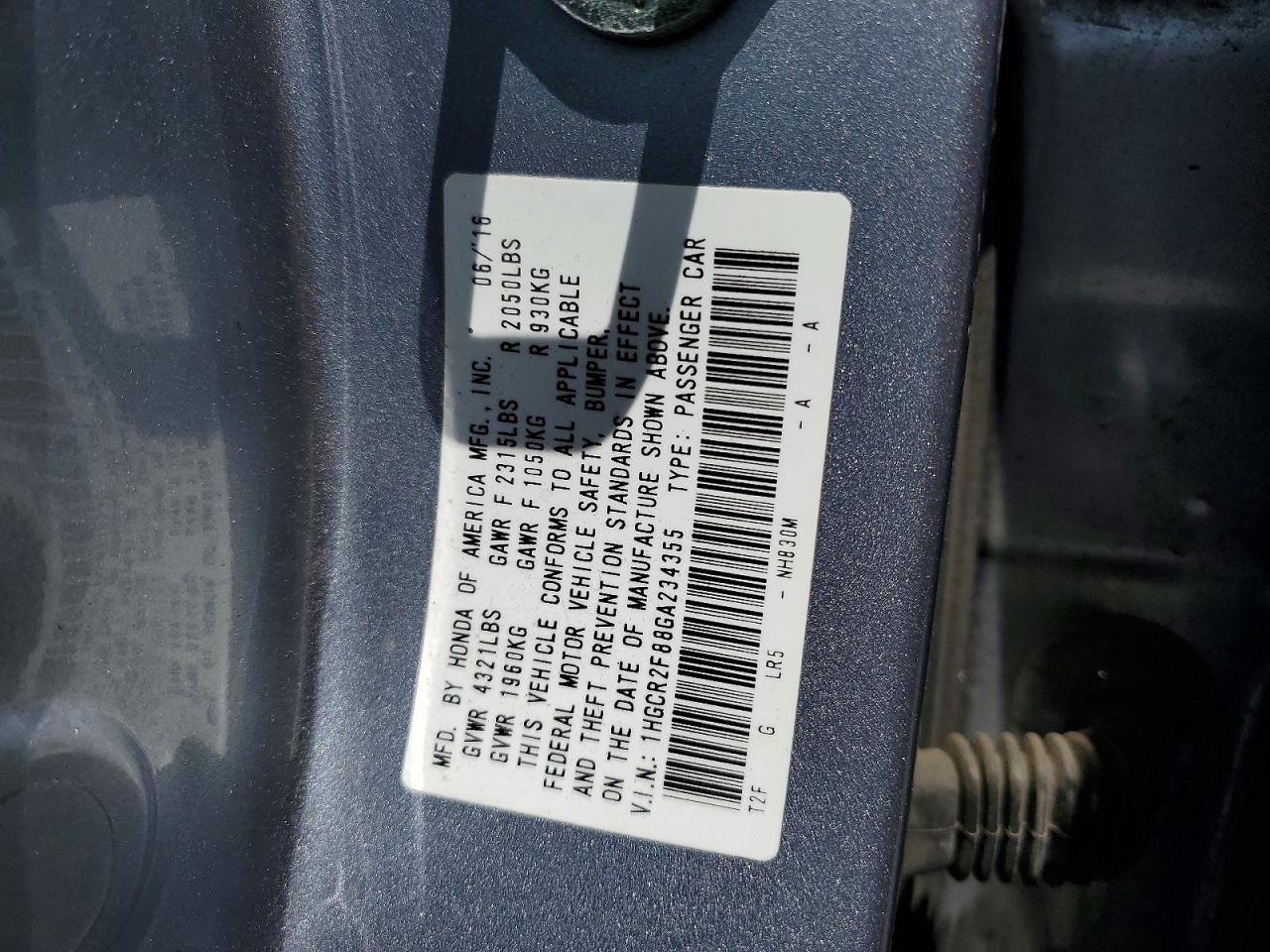 Honda Accord Exl