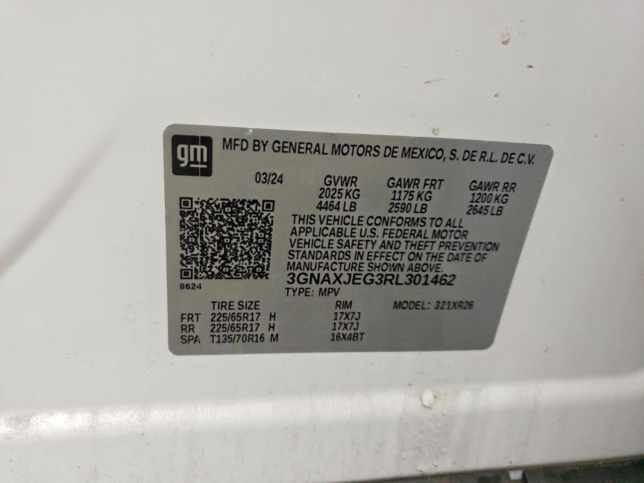 Chevrolet Equinox Lt